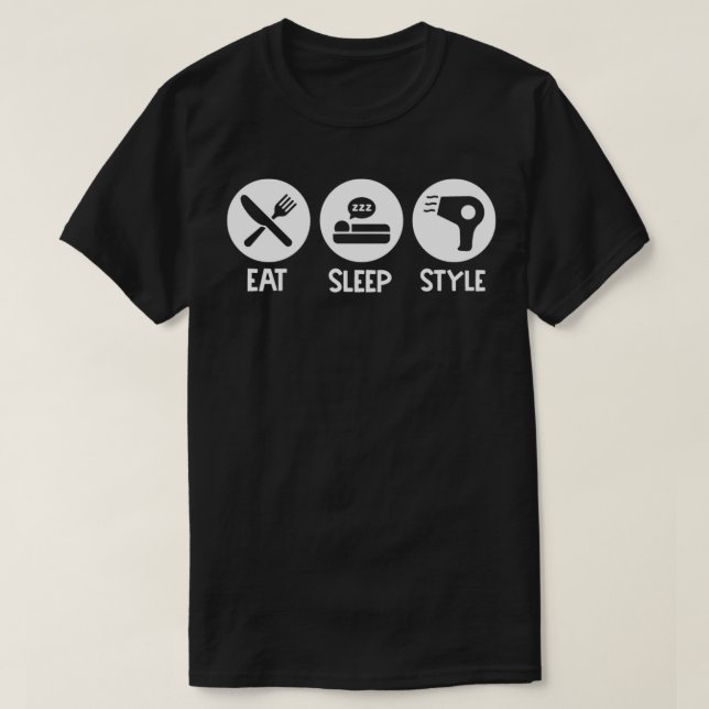 Lönsam Stylist citerar Eat Sföreliggande Stil T Shirt (Design framsida)