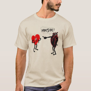 Lönsam Superskoj Medical Imförhandsgranskning Hear T-shirt