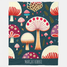 Lönsam svamp Röda vattenfärgen Mönster