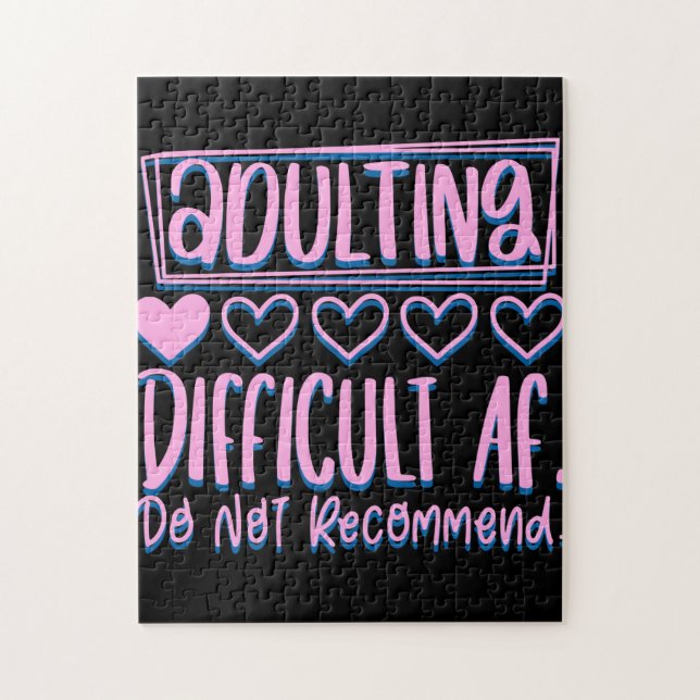 Lönsam, svår AF skulle inte rekommendera Pussel (Vertikal)