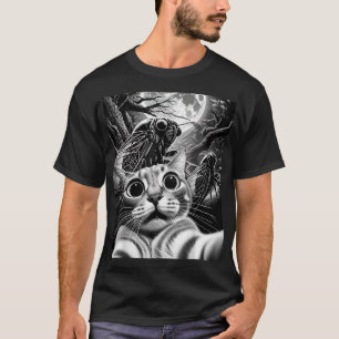 Lönsam svärmning 17 år Cicada Reemergence Cat Self T Shirt