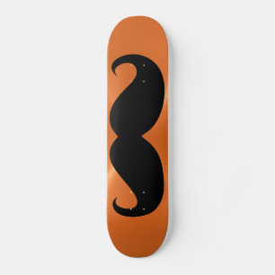 Lönsam svart mustasch 11 old school skateboard bräda 18 cm