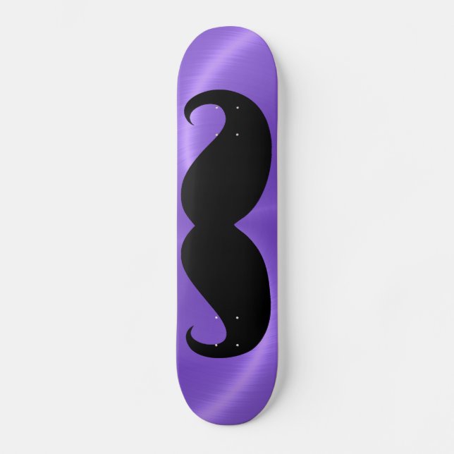 Lönsam svart mustasch 20 skateboard bräda 20,5 cm (Framsida)