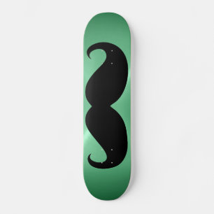 Lönsam svart mustasch 3 skateboard bräda 21,5 cm