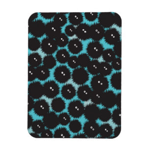 Lönsam svartfluffy-monster magnet