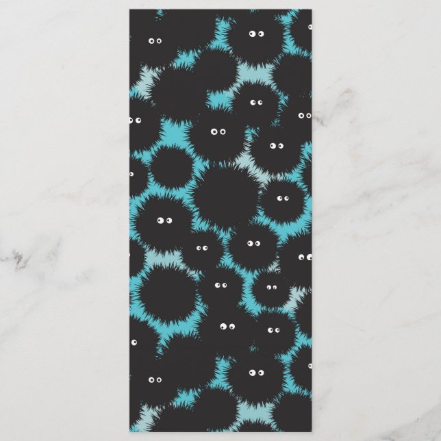 Lönsam svartfluffy-monster meny (Framsida)