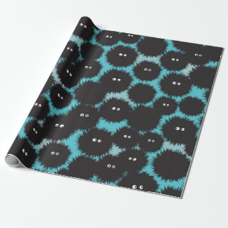 Lönsam svartfluffy-monster presentpapper