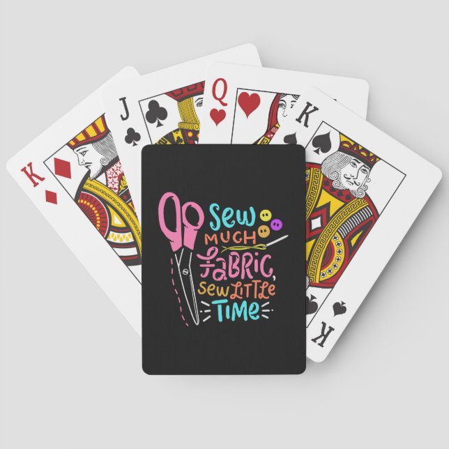 Lönsam syning - Sew Much Fabric Casinokort (Baksidan)
