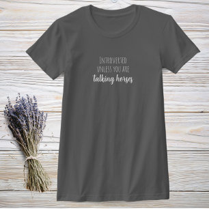 Lönsam T-shirt för Inverted Horse Lover