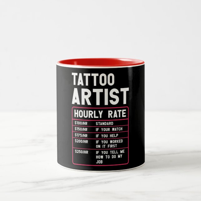 Lönsam Tattoartist-timtaxa Två-Tonad Mugg (Center)