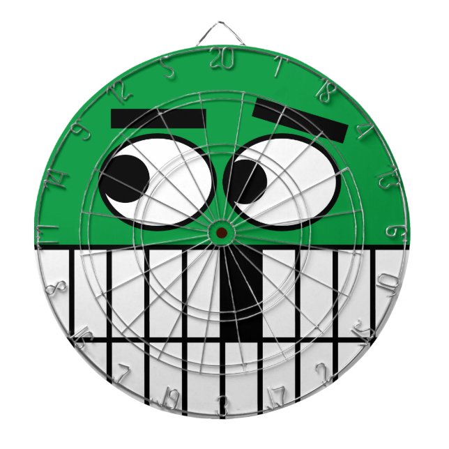 Lönsam tecknad ansikte-dartboard-spel (anpassnings darttavla (Framsidan)