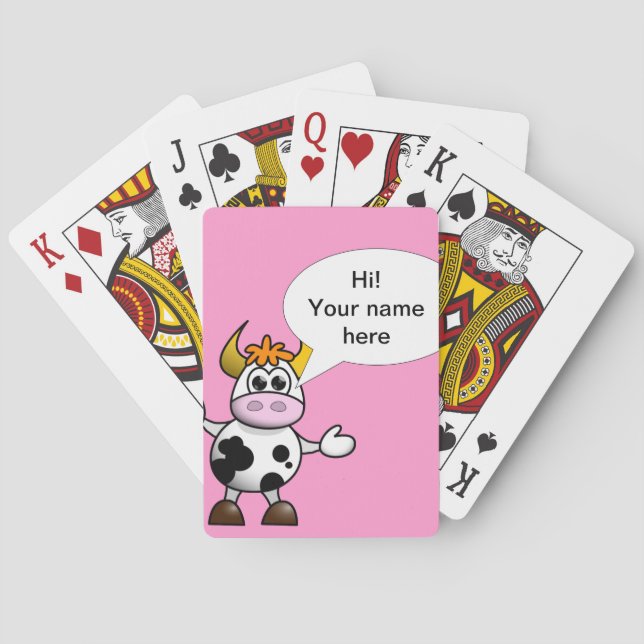 Lönsam tecknad av barn casinokort (Baksidan)