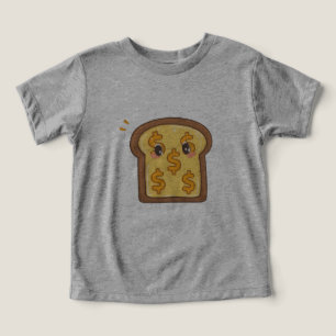 Lönsam Tecknad Bread Dollar-teckengrafik Tee