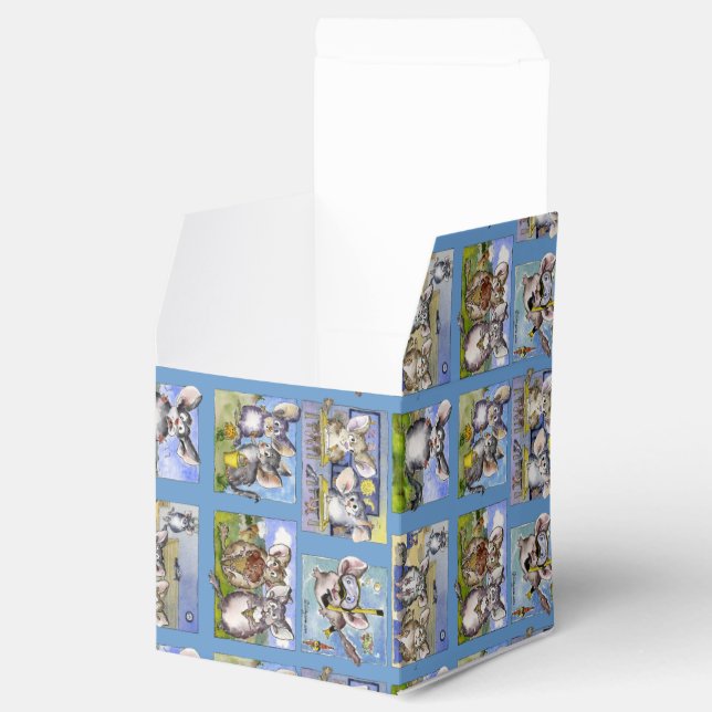 Lönsam Tecknad Chinchillas Papper Box Presentaskar (Öppnad)