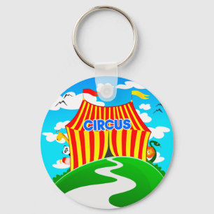 Lönsam tecknad cirkus, nyckelkedjor nyckelring