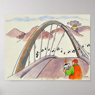 Lönsam Tecknad för allmän säkerhet Poster