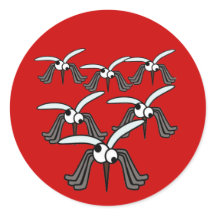 Lönsam Tecknad Mosquitoes som flyger på ditt sätt