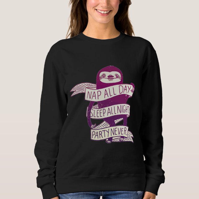 Lönsam teknik för Sloth Design T Shirt (Framsida)