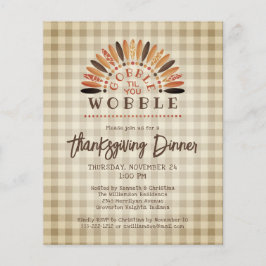 Lönsam Thanksgiving Inbjudan till budget via midda