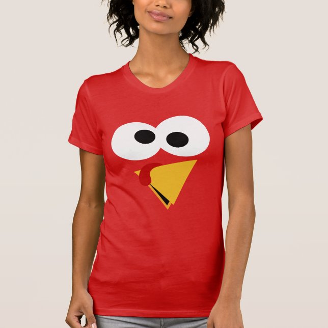 Lönsam Thanksgiving Turkiet Ansikte T Shirt (Framsida)