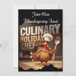 Lönsam Thanksgiving Turkiet Feast Inbjudningar