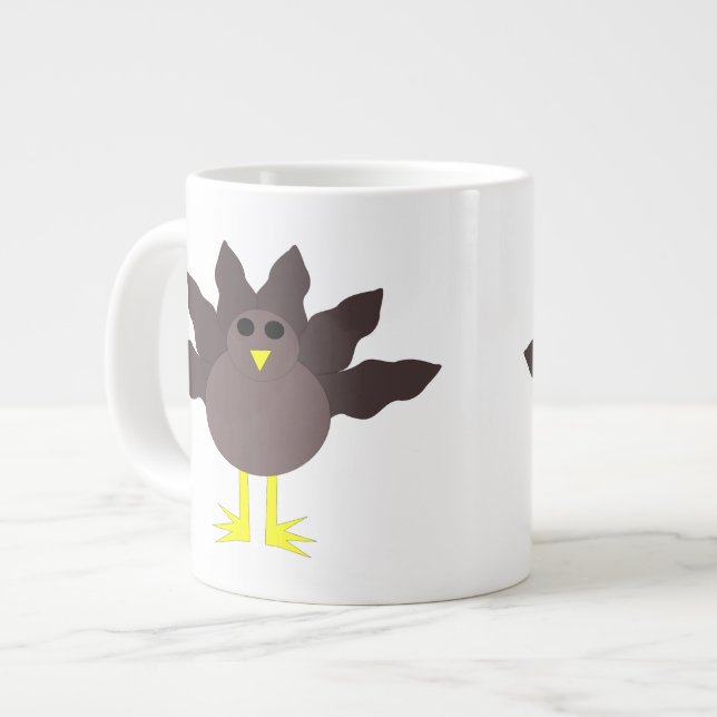 Lönsam Thanksgiving Turkiet Mugg Jumbo Mugg (Framsida vänster)