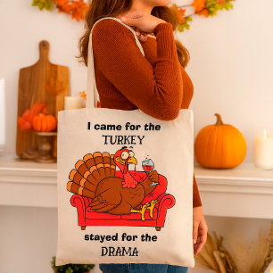 Lönsam Thanksgiving Turkiet och familje-Drama-cita Tygkasse