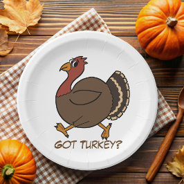 Lönsam Thanksgiving Turkiet Pappra Tallrikar