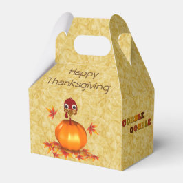 Lönsam Thanksgiving Turkiet Pumpkin Favor Box Gabl Presentaskar