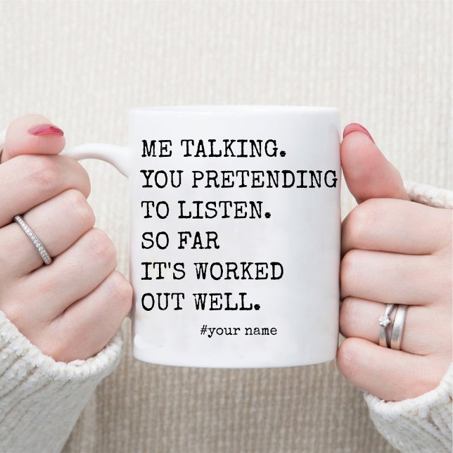 Lönsam tioårsdag för Make-kaffe Mugg (Funny 10th Anniversary for Husband Coffee Mug)