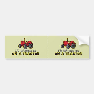 Lönsam traktor bildekal