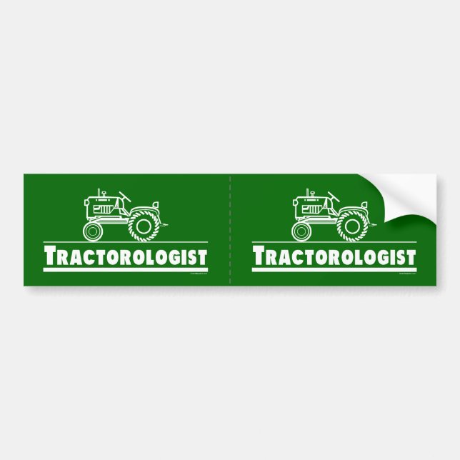 Lönsam traktor bildekal (Framsidan)