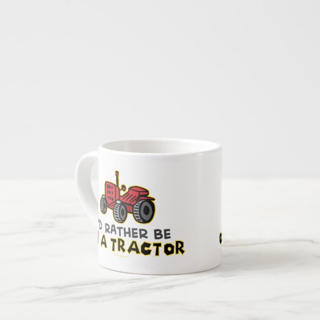 Lönsam traktor espressomugg (Framsida vänster)