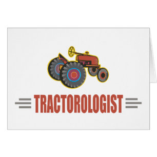 Lönsam traktor hälsningskort