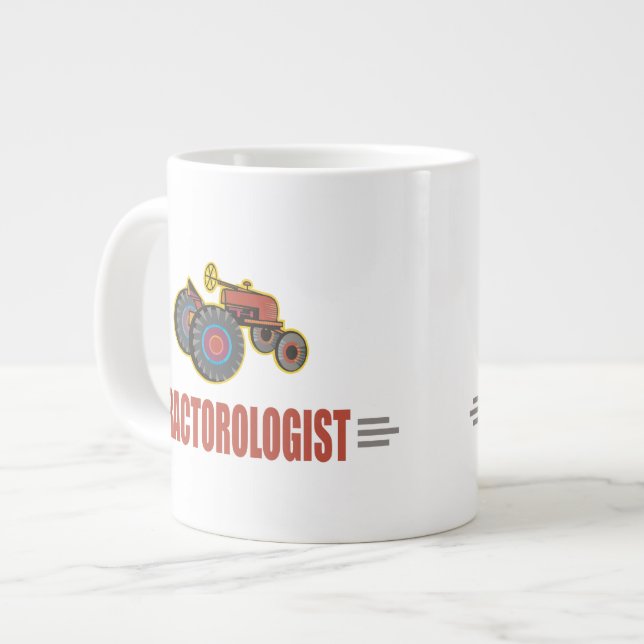 Lönsam traktor jumbo mugg (Framsida vänster)