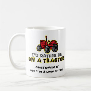Lönsam traktor kaffemugg