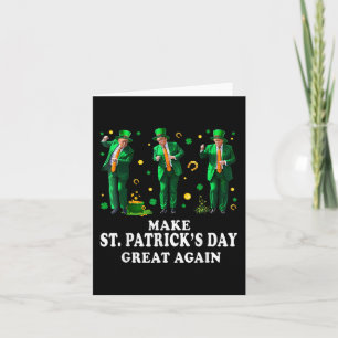 Lönsam trump Dancing Make St Patricks Day Underbar Kort
