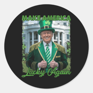 Lönsam trump Republican make America Lucky Le Runt Klistermärke