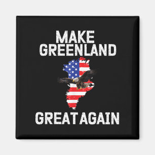 Lönsam trumpemettrump Grönland Gr Grönland Magnet