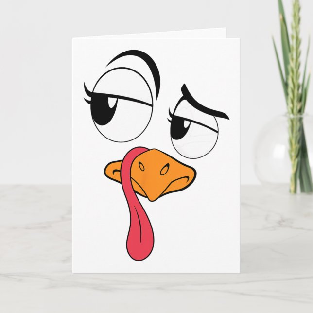 Lönsam Turkiets Coola Turkiet Thanksgiving Costume Kort (Framsida)