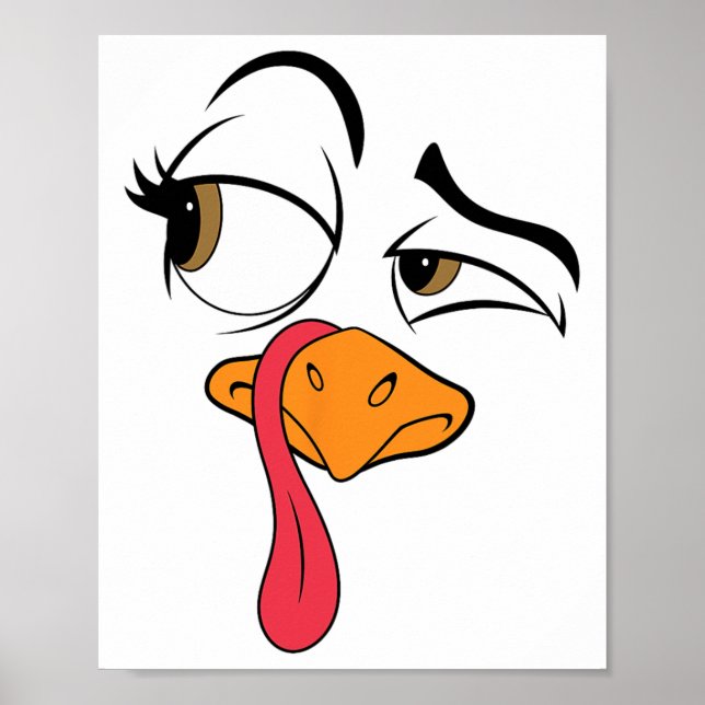 Lönsam Turkiets Coola Turkiet Thanksgiving Costume Poster (Framsidan)