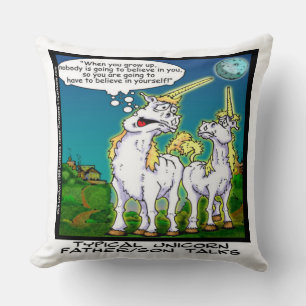 Lönsam Unicorn Bonding Large Cotton Dekorativ kudd Kudde