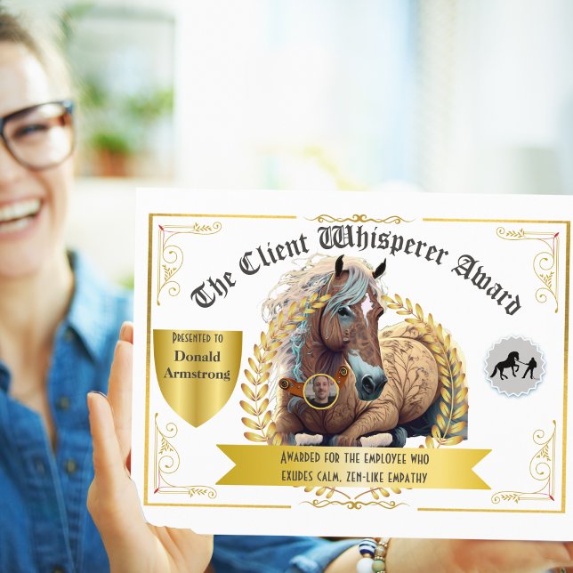 Lönsam uppskattning av medarbetare - Klientvisare (Funny employee appreciation awards lift morale and motivate people. )