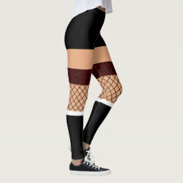 Lönsam utskrift, dam, skolflicka leggings