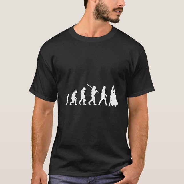 Lönsam utveckling av Bass Baid Classical Music Mu T Shirt (Framsida)