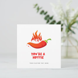 Lönsam Valentines Card - du är en Hotty Spicy Julkort