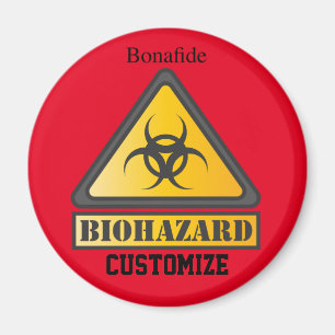 Lönsam varningssignal för biofara Thunder_Cove Magnet