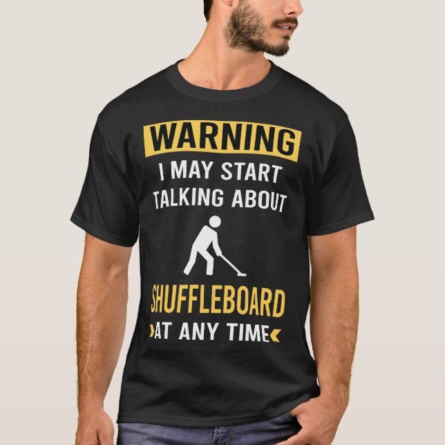 Lönsam varningsskylt t shirt (Framsida)