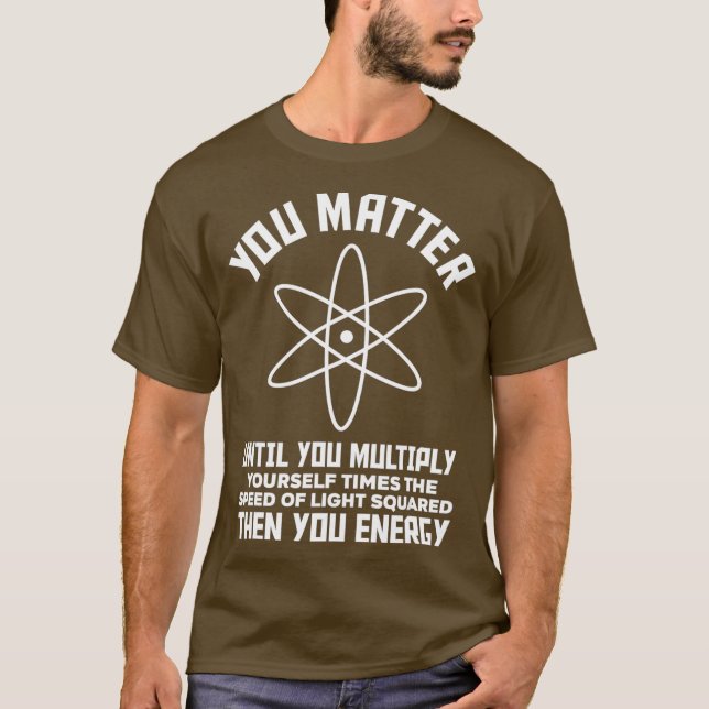 Lönsam vetenskap som säger kemi biologi fysik t shirt (Framsida)