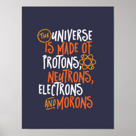 Lönsam vetenskapskemi - Morons Poster